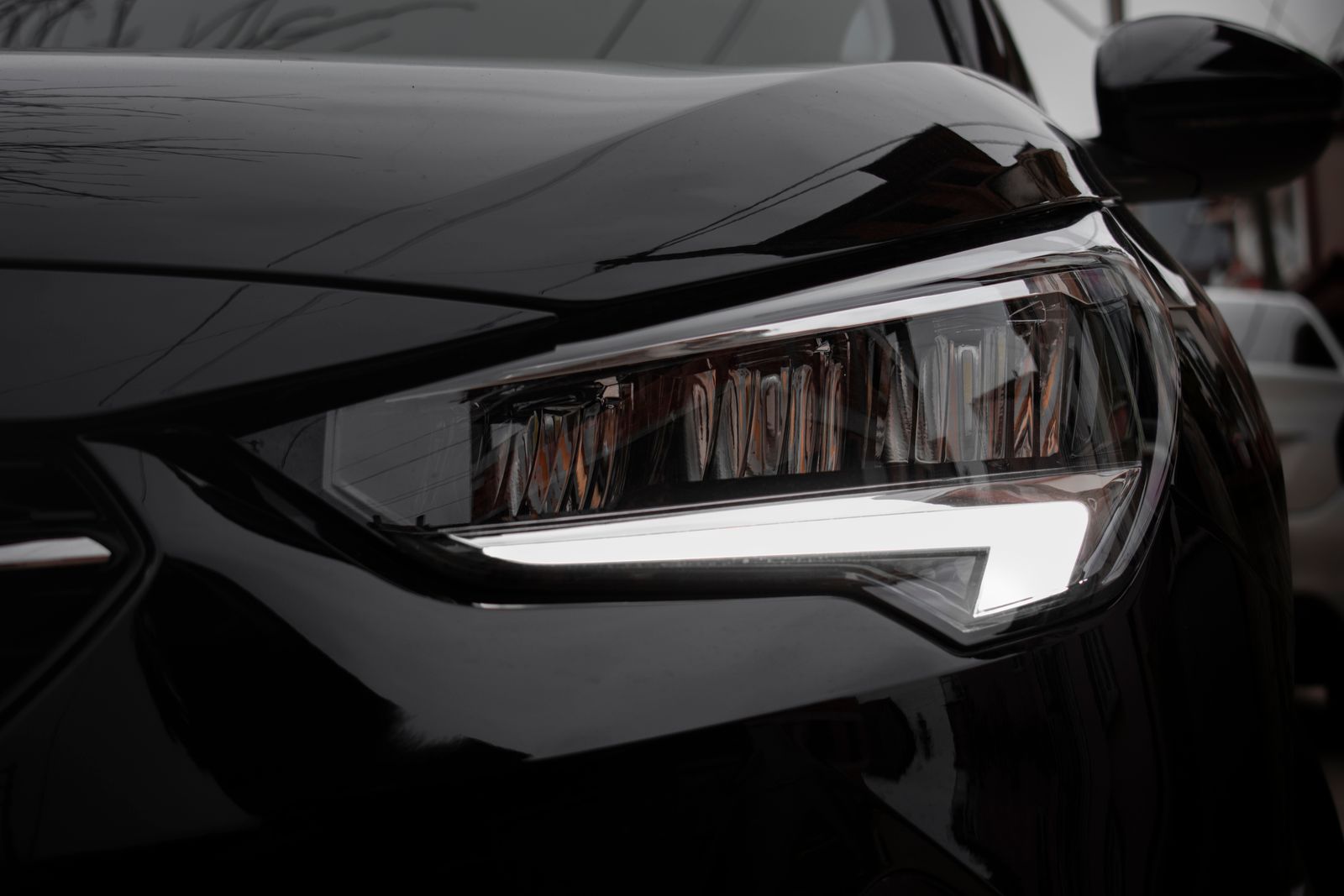 Restored clear headlight