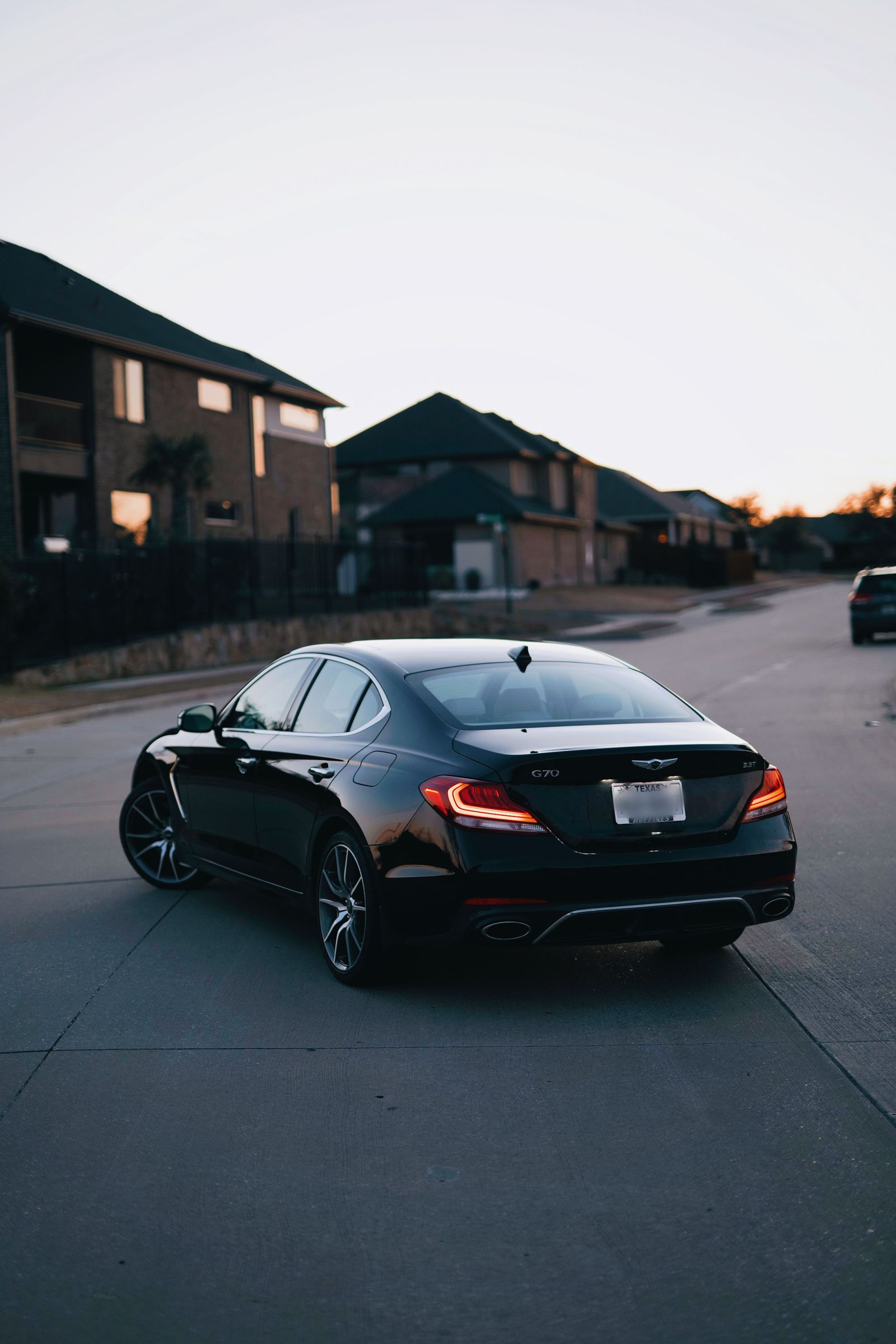 Glossy detailed luxury sedan
